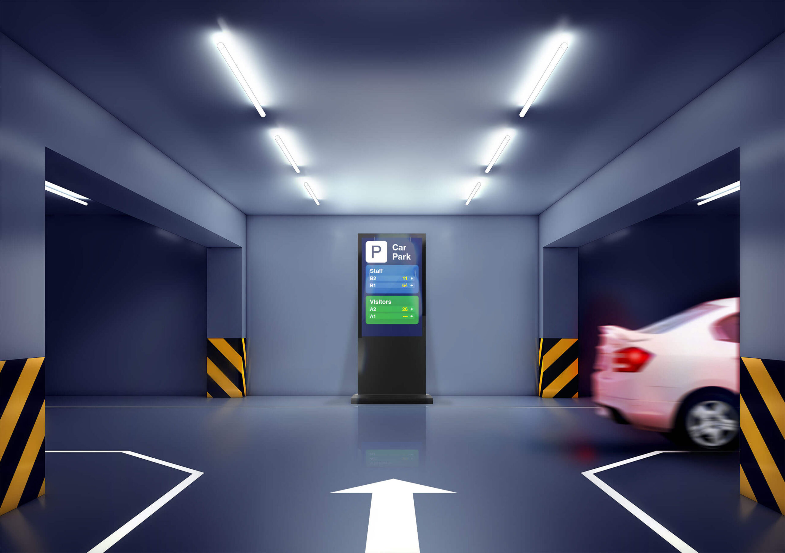 Suitable for indoor environments with high levels of outdoor light