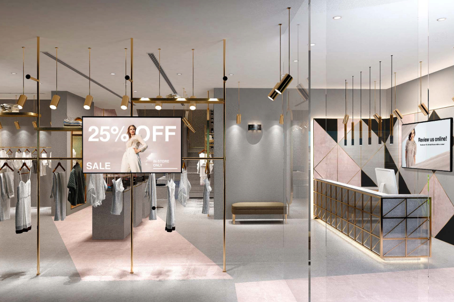 65” Window Facing - High Brightness Display